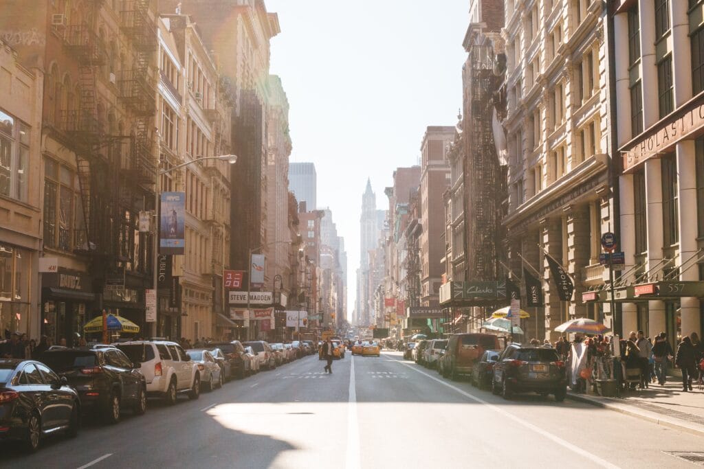 Broadway, New York City. 