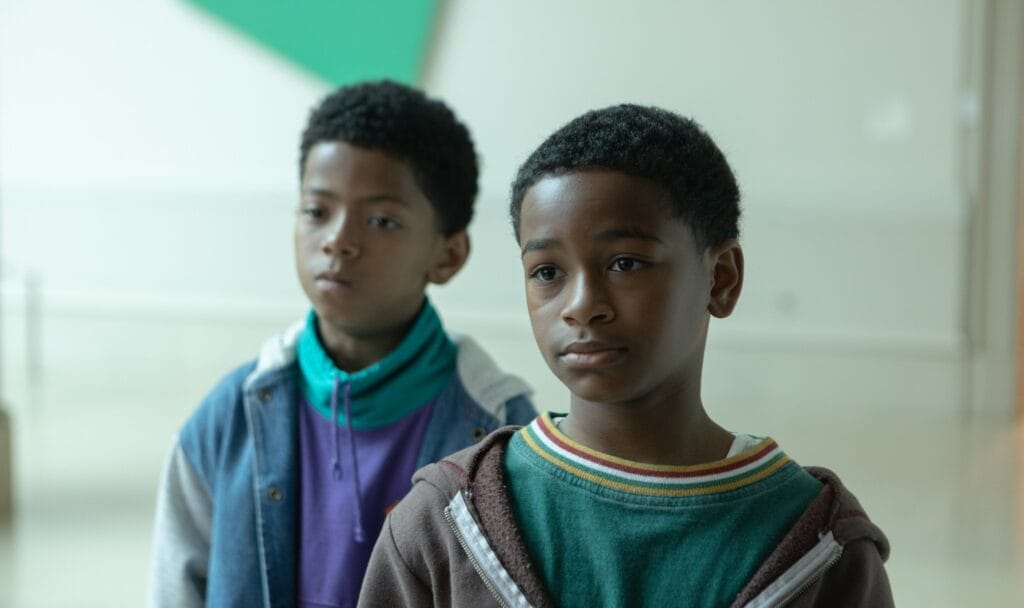 Blake Cameron James (right) and Gian Knight Ramirez are the two young stars of 