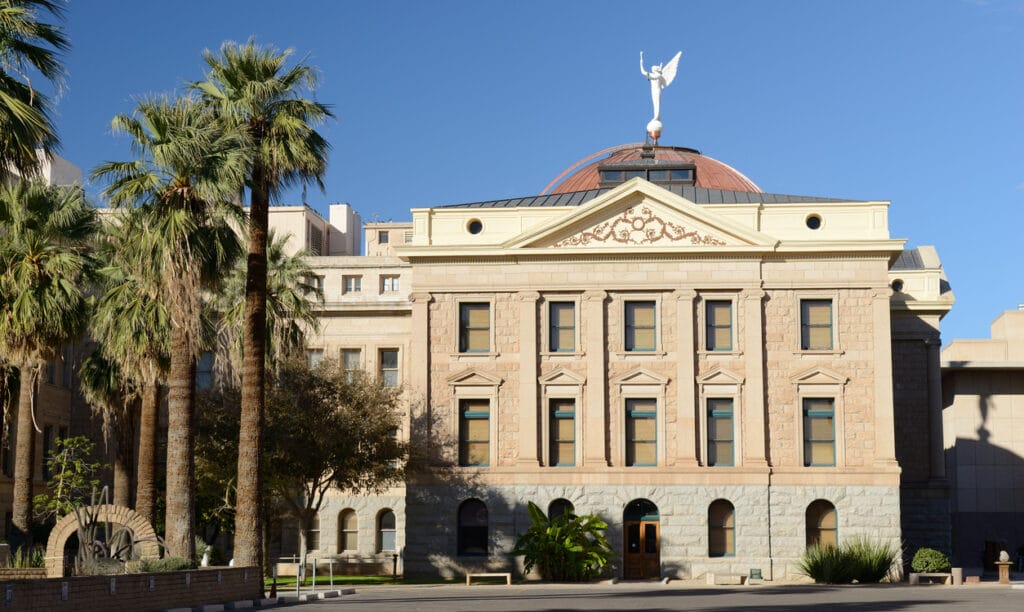 Arizona State Capitol in Phoenix. 