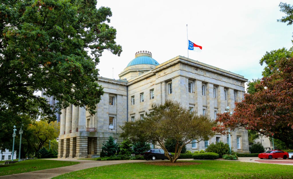 North Carolina State Capitol Building 
Raleigh. 
