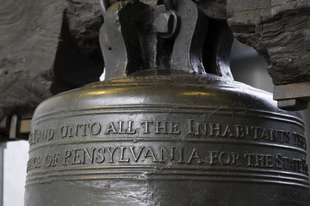 Liberty Bell in the details.