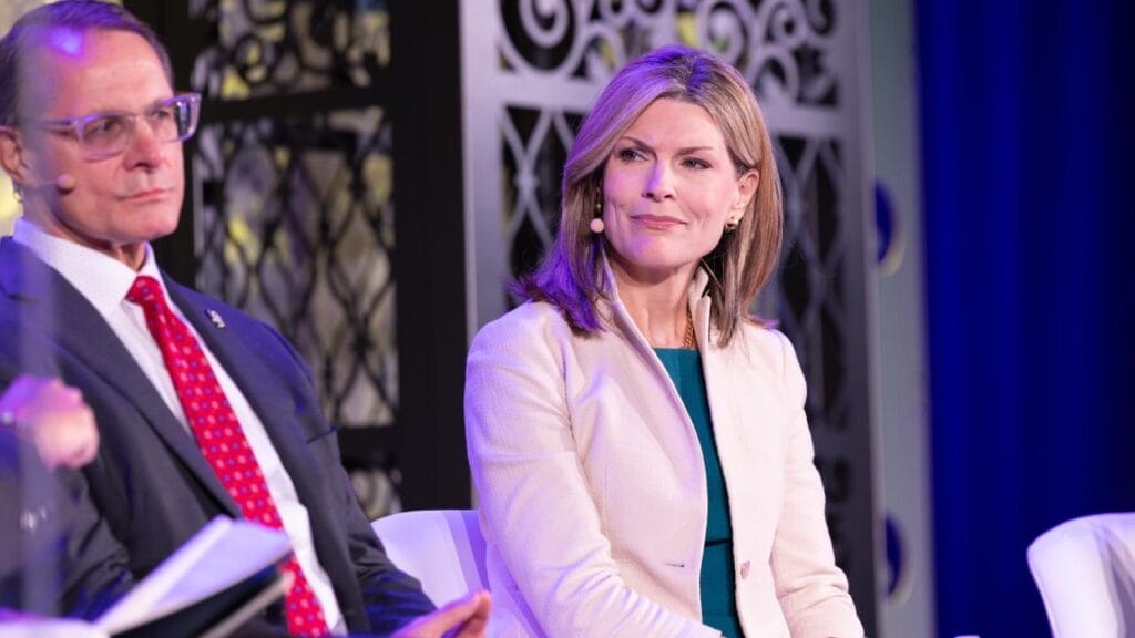 Indiana Comptroller Elise Nieshalla at the State Policy Annual Meeting in New Orleans (2025)